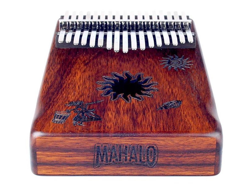 Mahalo  kalimba 17 keys TROPICAL, with tuning hammer and bag