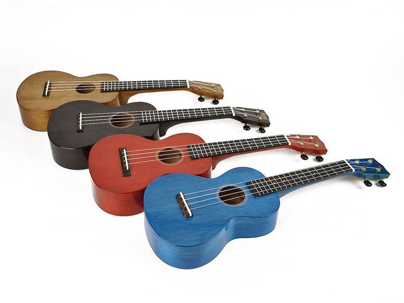 Mahalo Hano Series, concert ukulele, transparent black, with bag