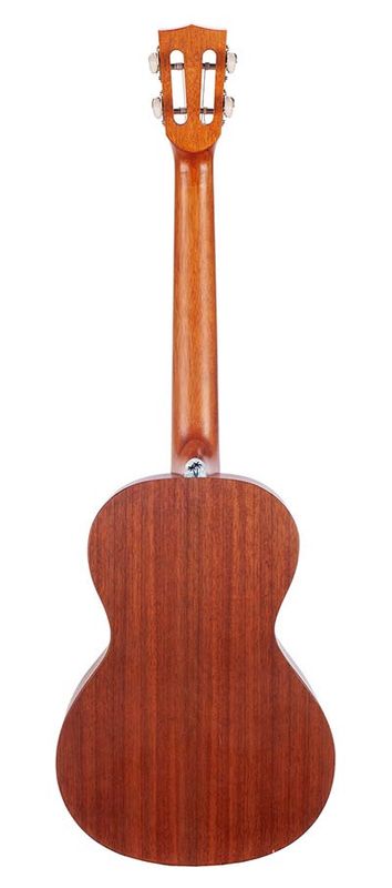 Mahalo Pearl Series, solid top baritone ukulele, black, with bag