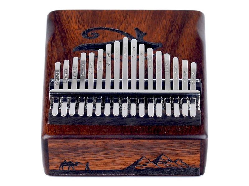 Mahalo  kalimba 17 keys PHARAOH, with tuning hammer and bag