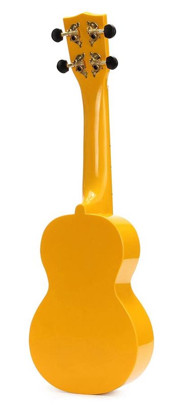 Mahalo Smiley Series, soprano ukulele pack SMILE, yellow, with essentials accessory pack