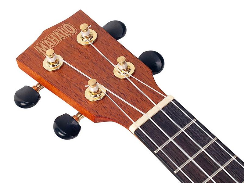 Mahalo Java Series, soprano ukulele pack, transparent brown, with essentials accessory pack