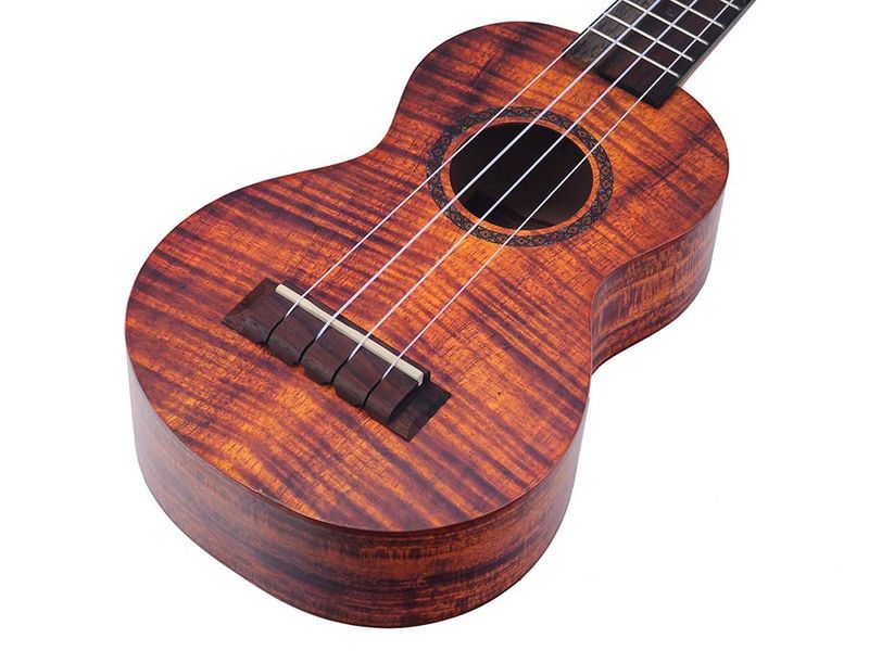 Mahalo Artist Elite Series, soprano ukulele PHOTO FLAME KOA, with bag