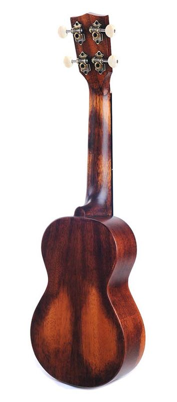 Mahalo Historic Series, all solid soprano ukulele, historic brown, with heavy duty bag