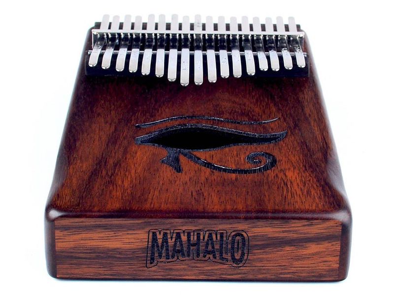 Mahalo  kalimba 17 keys PHARAOH, with tuning hammer and bag