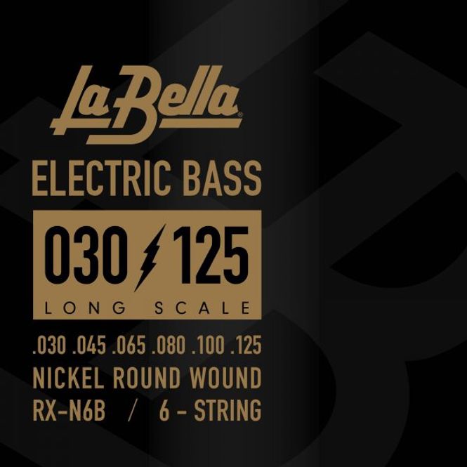 Hovedbilde La Bella RX-N6B Bass Rx Series, Nickel, 6-String ...