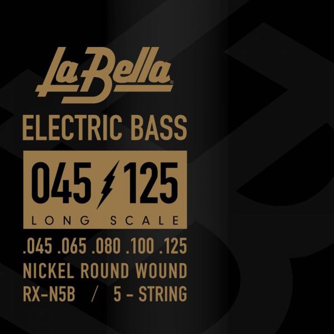 Hovedbilde La Bella RX-N5B Bass Rx Series, Nickel, 5-String ...