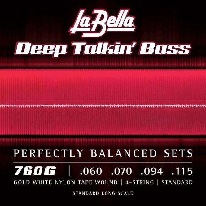 Hovedbilde La Bella 760G Gold White Nylon Tape - Standard ...