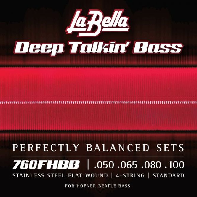 Hovedbilde La Bella 760FHBB Beatle Bass Stainless Steel Flat ...