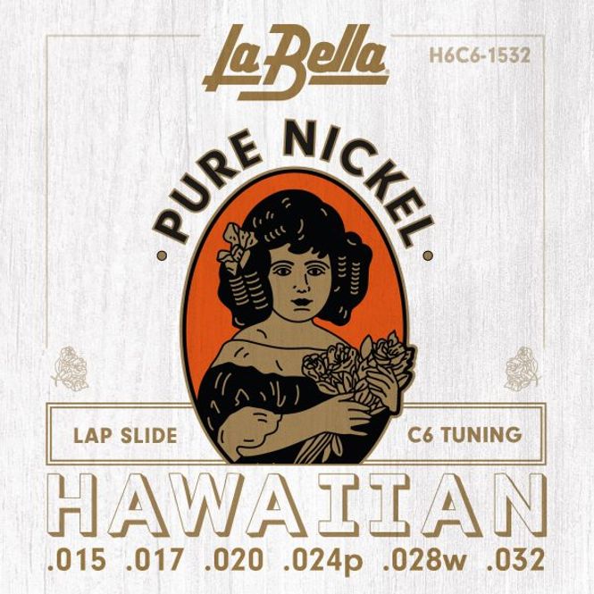 Hovedbilde La Bella H6C6-1532 Hawaiian Lap Steel Guitar - ...