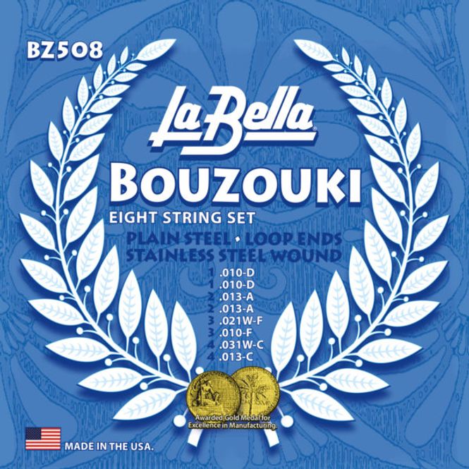 Hovedbilde La Bella BZ508 Bouzouki, 8-String