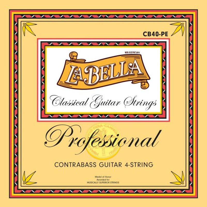 La Bella CB40-PE Classical 4-String Contra Bass with Plain-Ends
