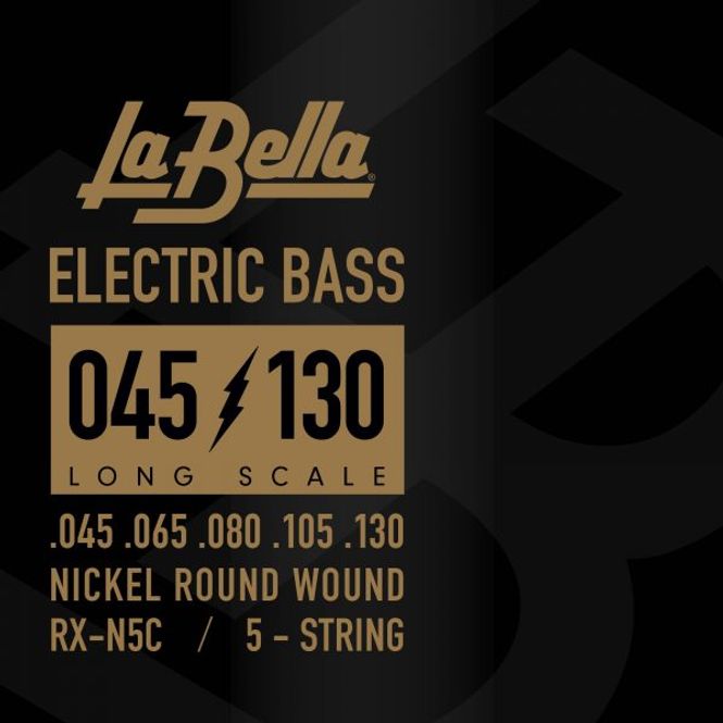Hovedbilde La Bella RX-N5C Bass Rx Series, Nickel, 5-String ...