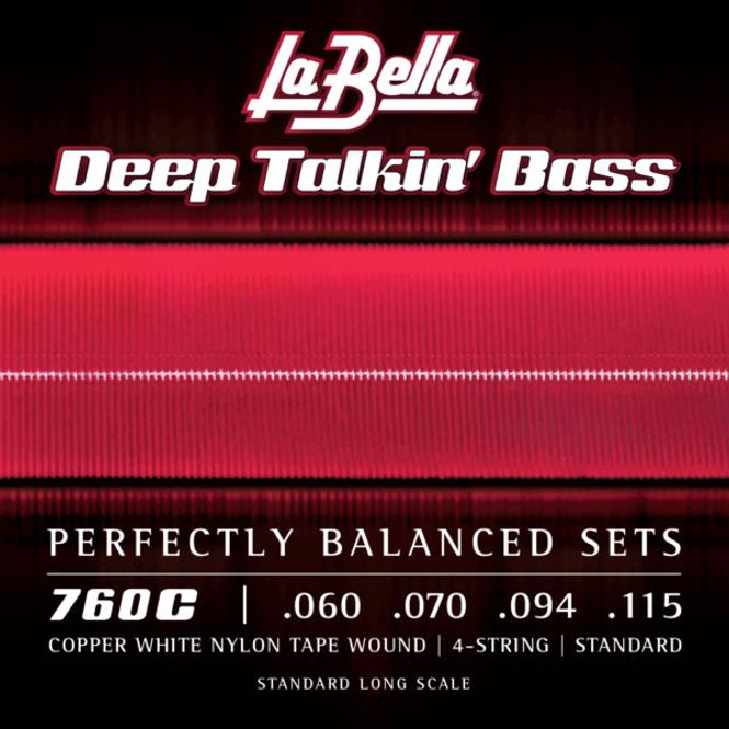 Hovedbilde La Bella 760C Copper White Nylon Tape - Standard ...