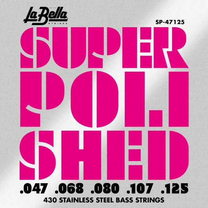 Hovedbilde La Bella SP-47125 Super Polished Bass Strings, ...