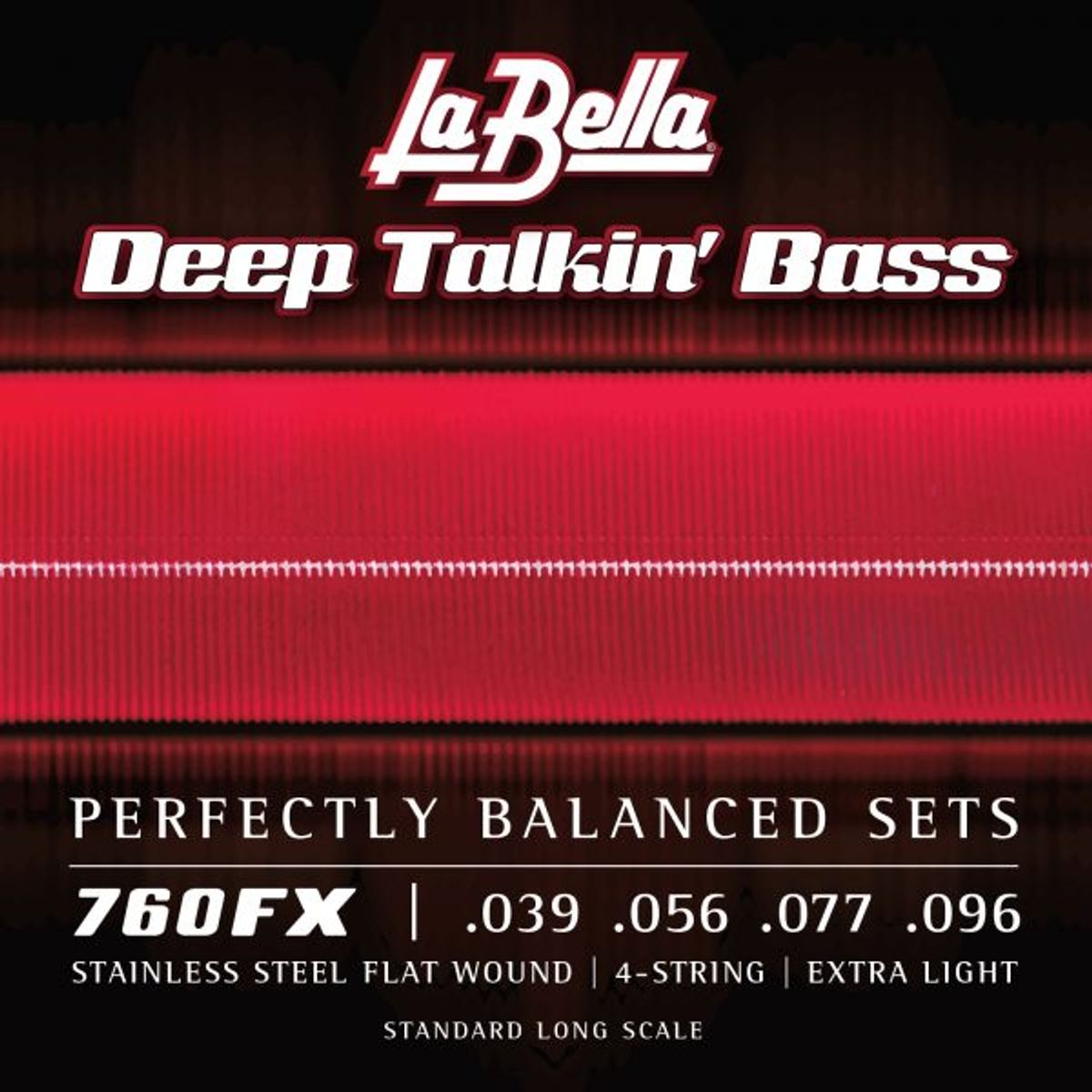 La Bella 760FX Deep Talkin' Bass, Flats - Extra Light 39-96