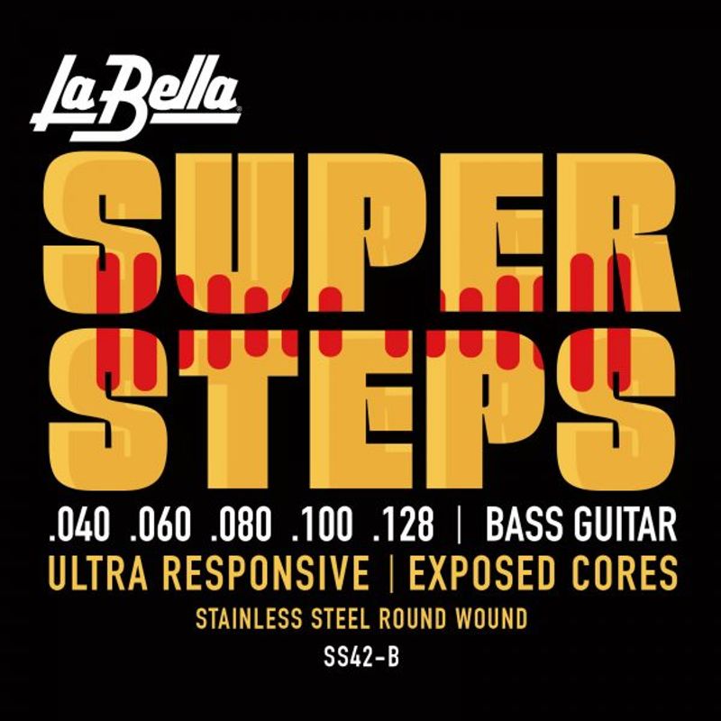 La Bella SS42-B Super Steps, 5-String - Custom Light 40-128