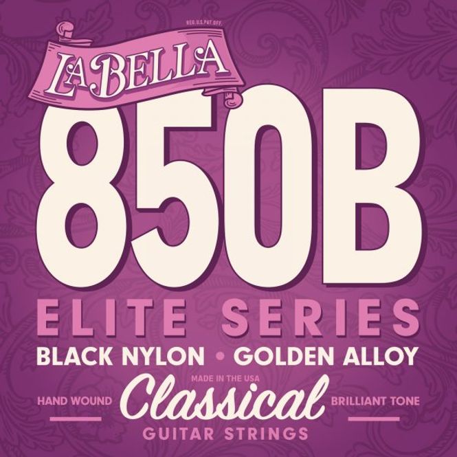 Hovedbilde La Bella 850-B Elite - Black Nylon, Golden Alloy