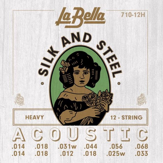 Hovedbilde La Bella 710-12H 12-String Acoustic GuitarSilk & ...
