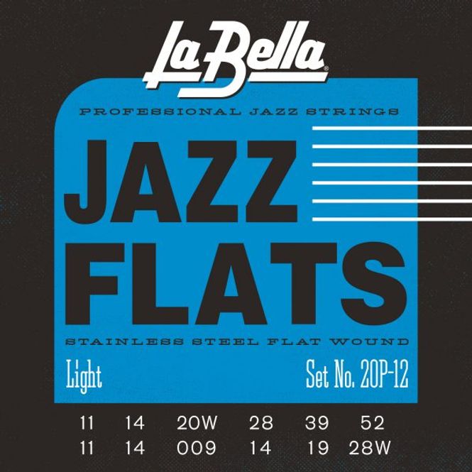 Hovedbilde La Bella 20P-12 Jazz Flats - 12-String