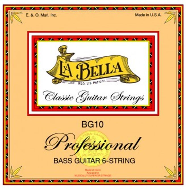 Hovedbilde La Bella BG10 Classical 6-String Bass Guitar