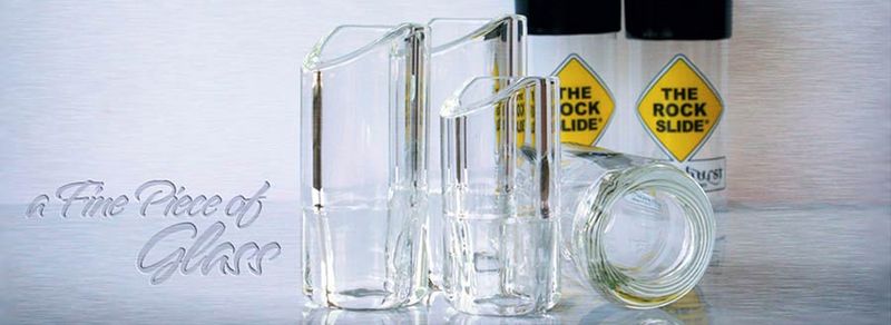The Rock Slide Moulded Glass Slide - Medium