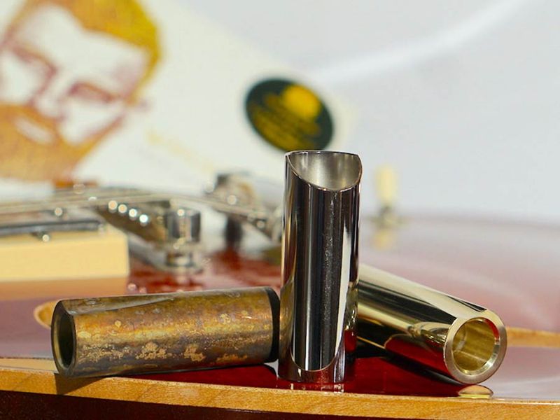 The Rock Slide Polished Brass Joey Landreth Signature Slide