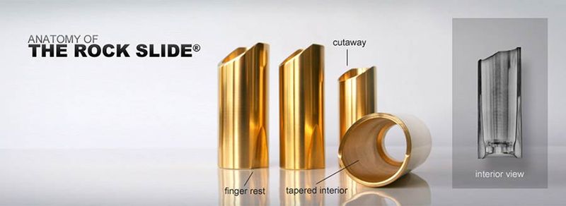 The Rock Slide Aged Brass Slide - Large