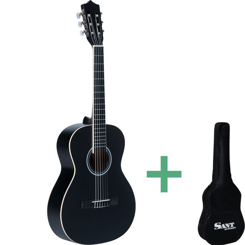 Sant Guitars CJ-36 SBK spansk barne-gitar black