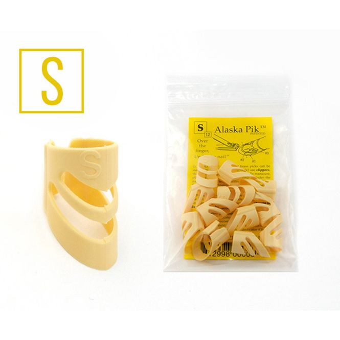 Hovedbilde AlaskaPik plastic small fingerplekter (12 stk)