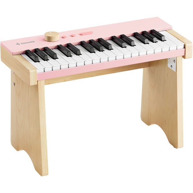 Hovedbilde Donner KIDO V-10 el-piano for barn light pink