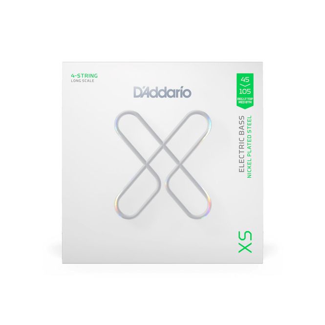 Hovedbilde D'Addario XSB45105 Strängset Elbass XSB Coated ...