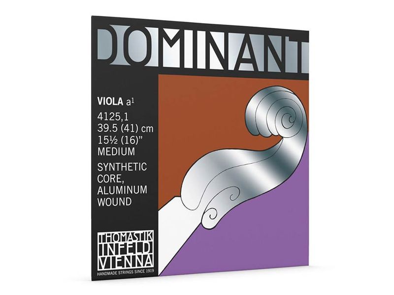 Thomastik TH-4125-1 Dominant viola string A-1 (string length 39,5-41cm), synthetic core, aluminum wound