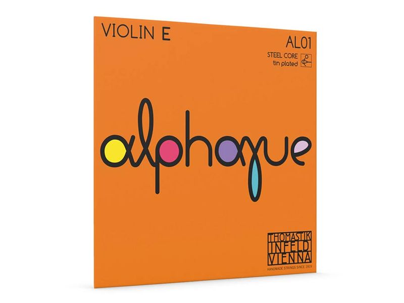 Thomastik THAL-01 Alphayue violin string E-1 4/4 medium, carbon steel core, tin plated, removable ball end