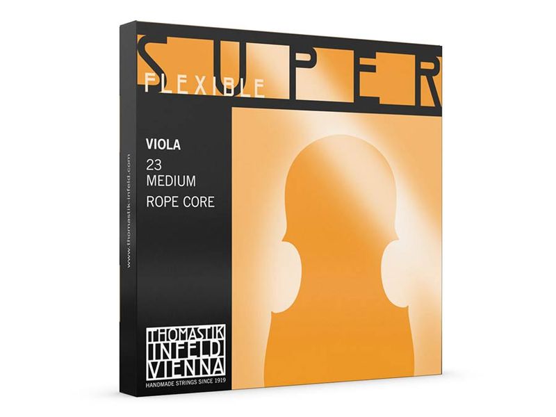 Thomastik TH-23 Superflexible viola string set (string length 37cm) medium, rope core