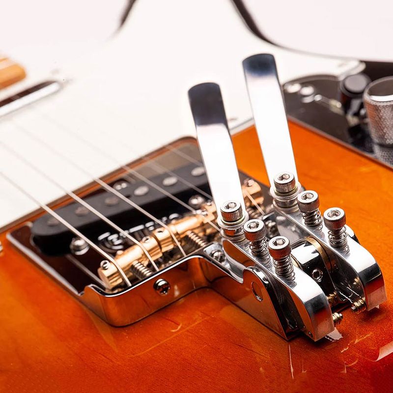 Allparts Certano T-Bender, B&G-bender bridge for Tele, chrome