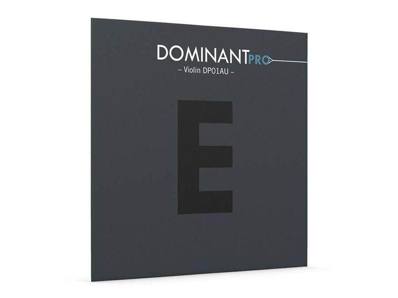 Thomastik THDP-01AU Dominant Pro violin string E-1 4/4 medium, stainless steel, gold plated