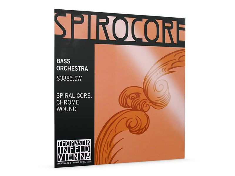 Thomastik THS-38855W Spirocore double bass string E-4 3/4 (string lenth 106cm) light, spiral core, chrome