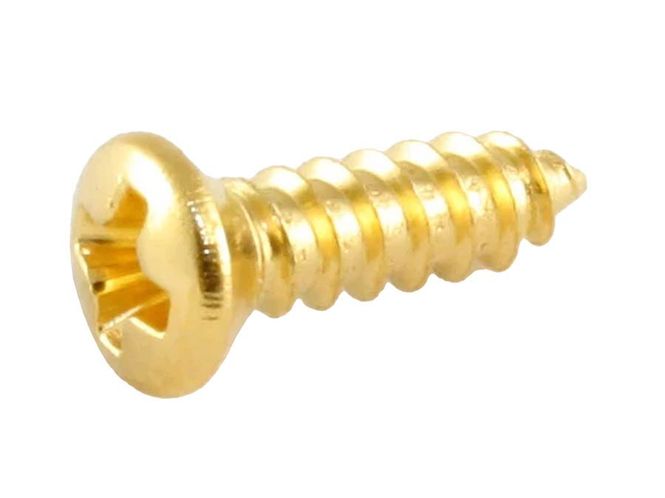 Hovedbilde Allparts Gibson® Size Pickguard Screws Gold 20-p