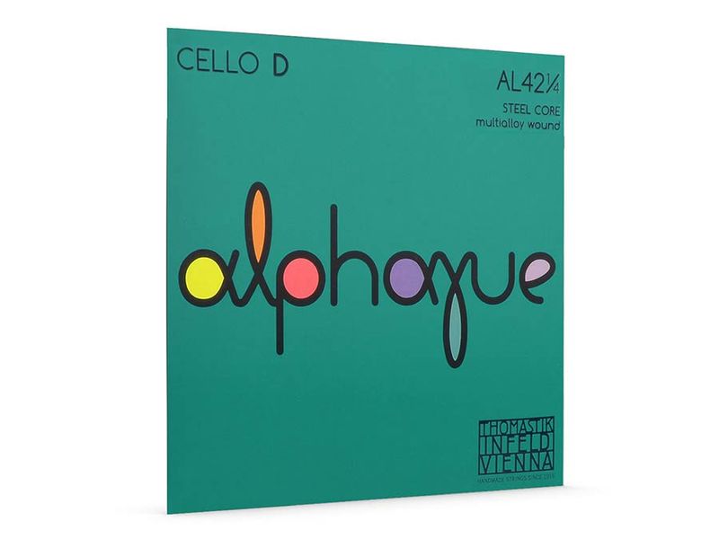 Thomastik THAL-42-14 Alphayue cello string D-2 1/4 medium, steel core, multialloy wound
