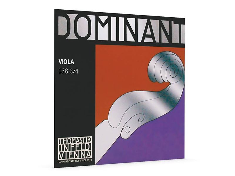 Thomastik TH-138-34 Dominant viola string G-3 3/4 (string lengh 34,5cm), synthetic core, silver wound