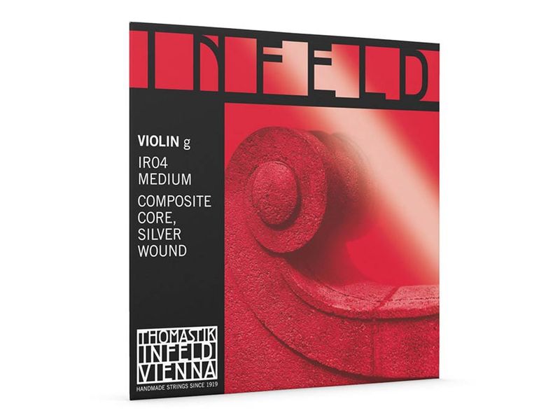 Thomastik TH-IR-04 Infeld Red violin string G-4 4/4 red, composite core, silver wound