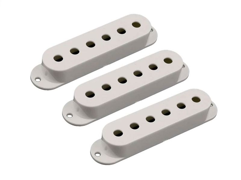 Allparts Pickup Covers for Stratocaster® Parchment 3-p
