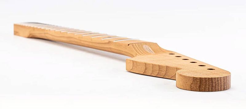 Allparts Select ltd VIN-MOD replacement neck for Jazzmaster, quartersawn roasted maple, unfinished