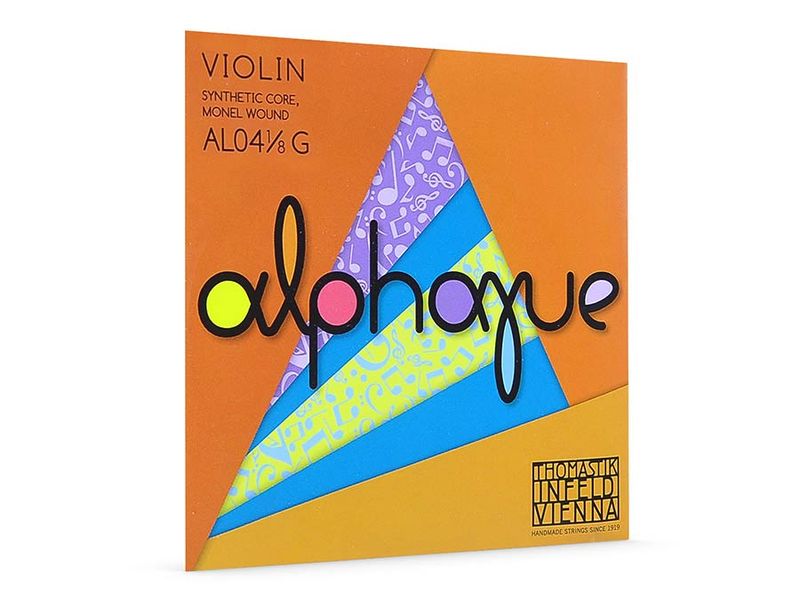 Thomastik THAL-04-34 Alphayue violin string G-4 3/4 medium, synthetic core, silver wound
