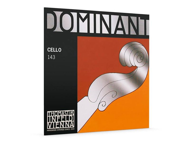 Thomastik TH-143 Dominant cello string D-2 4/4 medium, synthetic core, chrome