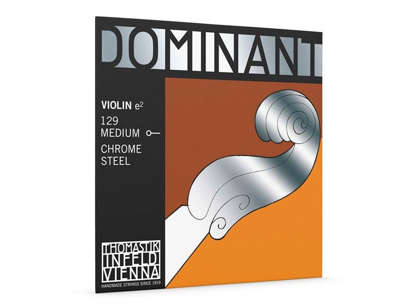 Thomastik TH-129 Dominant violin string E-1 4/4 medium, stainless steel, removable ball end