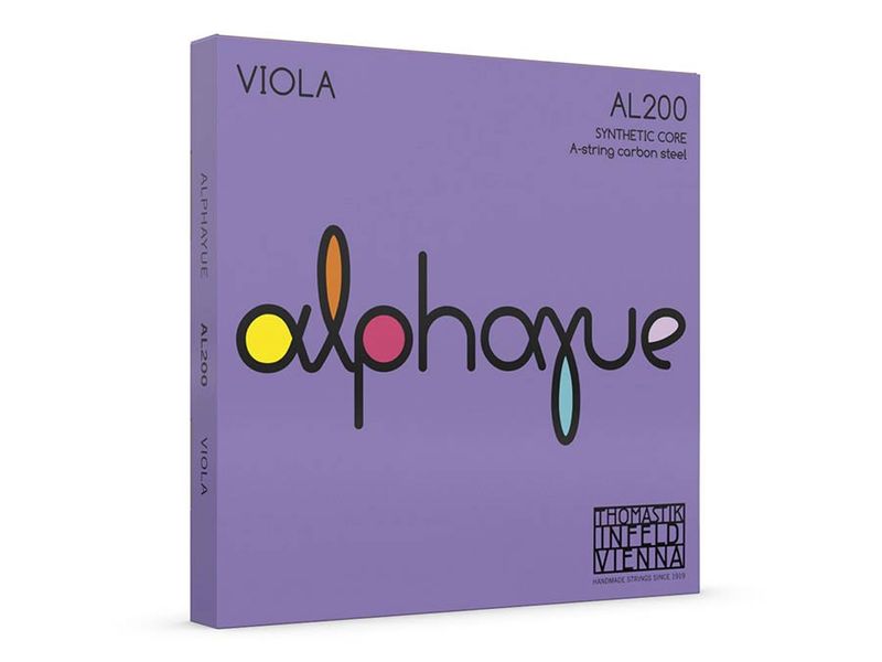 Thomastik THAL-200 Alphayue viola string set 4/4 medium, synthetic core