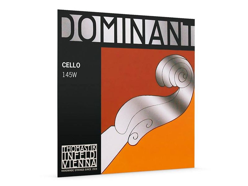 Thomastik TH145W Dominant cello string C-4 4/4 light, synthetic core, chrome