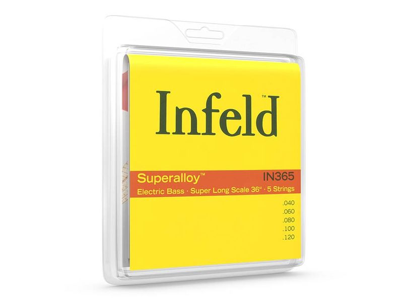 Thomastik THIN-365 Infeld Superalloy string set 5-string bass, superalloy hexcore, susynthetic coreg: 36